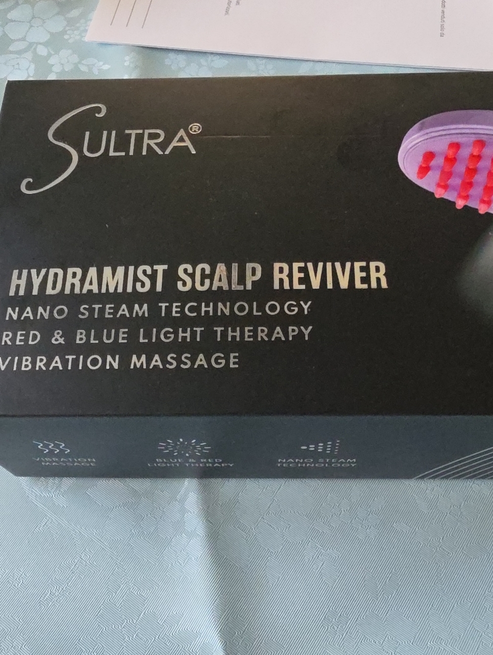 Hydramist Scalp Reviver - Pink and Red Scalp Massager